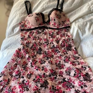 Floral lace lingerie